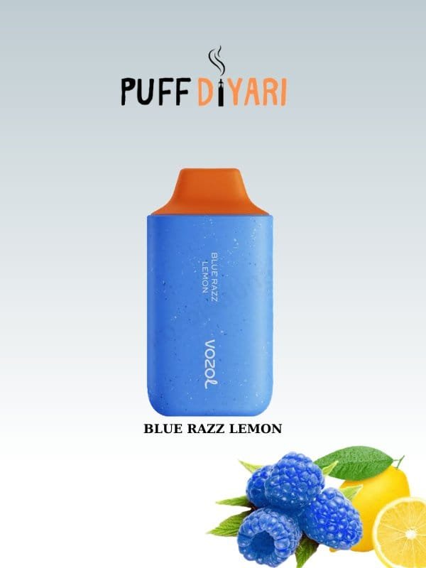 VOZOL STAR 6000 PUFF DİSPOSABLE VAPE BLUE RAZZ LEMON