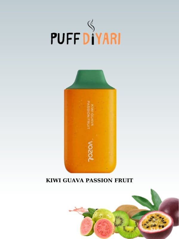 VOZOL STAR 6000 PUFF DİSPOSABLE VAPE KİWİ GUAVA PASSION FRUIT