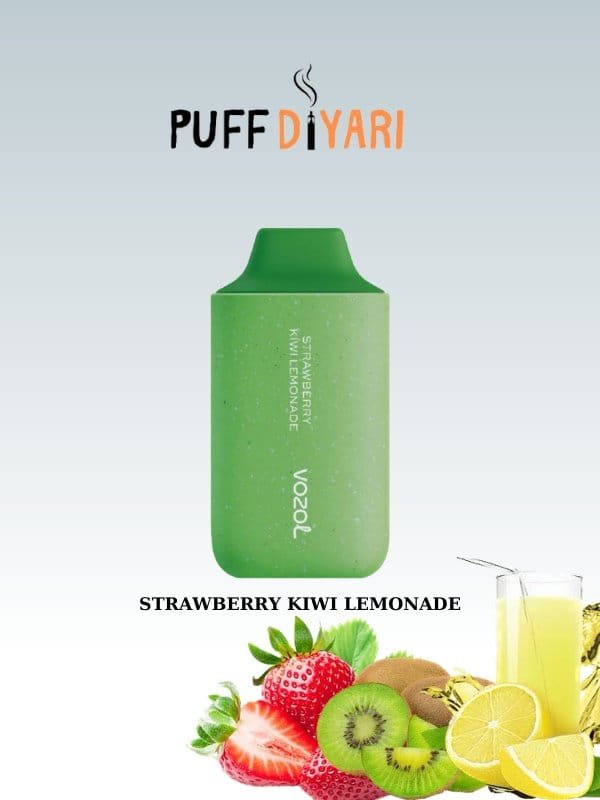VOZOL STAR 6000 PUFF DİSPOSABLE VAPE STRAWBERRY KIWI LEMONADE