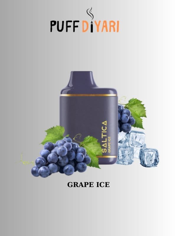 SALTICA LEATHER 6000 PUFF DISPOSABLE VAPE BAR GRAPE ICE
